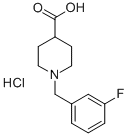 1-(3-Fluorobenzyl)piperidine-4-carboxylic acid hydrochloride CAS#: 451485-55-5