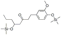1-[3-Methoxy-4-[(trimethylsilyl)oxy]phenyl]-5-[(trimethylsilyl)oxy]-3-octanone CAS#: 56700-94-8