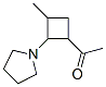 1-[3-Methyl-2-(1-pyrrolidinyl)cyclobutyl]ethanone CAS#: 54677-80-4