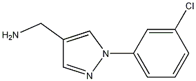 (1-(3-chlorophenyl)-1H-pyrazol-4-yl)methanamine CAS#: 400877-28-3