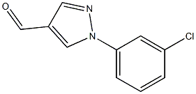 1-(3-chlorophenyl)-1H-pyrazole-4-carbaldehyde CAS#: 400877-26-1