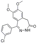 1-(3-chlorophenyl)-7,8-diMethoxy-4,5-dihydro-3H-2,3-benzodiazepin-4-one CAS#: 474070-11-6