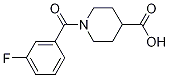 1-(3-fluorobenzoyl)piperidine-4-carboxylic acid(SALTDATA: FREE) CAS#: 436093-13-9