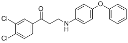 1-(3,4-DICHLOROPHENYL)-3-(4-PHENOXYANILINO)-1-PROPANONE CAS#: 477320-62-0