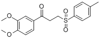 1-(3,4-DIMETHOXYPHENYL)-3-[(4-METHYLPHENYL)SULFONYL]-1-PROPANONE CAS#: 477334-33-1
