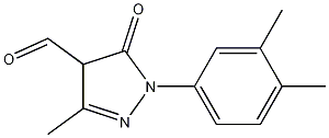 1-(3,4-Dimethylphenyl)-4,5-dihydro-3-methyl-5-oxo-1H-pyrazole-4-carboxaldehyde CAS#: 473681-77-5
