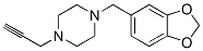 1-(3,4-Methylenedioxybenzyl)-4-(2-propynyl)piperazine CAS#: 55436-34-5