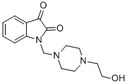 1-[4-(2-HYDROXY-ETHYL)-PIPERAZIN-1-YLMETHYL]-1H-INDOLE-2,3-DIONE CAS#: 6532-17-8