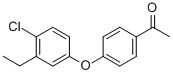1-[4-(4-CHLORO-3-ETHYL-PHENOXY)-PHENYL]-ETHANONE CAS#: 444917-88-8