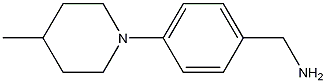 1-[4-(4-methylpiperidin-1-yl)phenyl]methanamine CAS#: 486437-59-6
