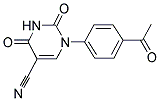 1-(4-ACETYLPHENYL)-2,4-DIOXO-1,2,3,4-TETRAHYDRO-5-PYRIMIDINECARBONITRILE CAS#: 446276-09-1