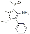 1-(4-Amino-1-ethyl-2-methyl-5-phenyl-1H-pyrrol-3-yl)ethanone CAS#: 56464-20-1