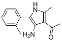 1-[4-Amino-2-methyl-5-(2-methylphenyl)-1H-pyrrol-3-yl]ethanone CAS#: 56463-76-4