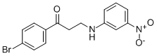 1-(4-BROMOPHENYL)-3-(3-NITROANILINO)-1-PROPANONE CAS#: 477333-93-0