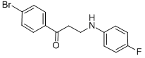1-(4-BROMOPHENYL)-3-(4-FLUOROANILINO)-1-PROPANONE CAS#: 477320-45-9