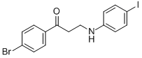 1-(4-BROMOPHENYL)-3-(4-IODOANILINO)-1-PROPANONE CAS#: 477320-52-8