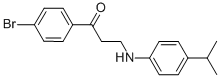 1-(4-BROMOPHENYL)-3-(4-ISOPROPYLANILINO)-1-PROPANONE CAS#: 477334-14-8