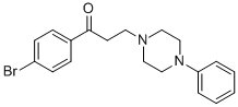 1-(4-BROMOPHENYL)-3-(4-PHENYLPIPERAZINO)-1-PROPANONE CAS#: 477320-65-3