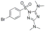 1-[(4-BROMOPHENYL)SULFONYL]-N3,N3,N5,N5-TETRAMETHYL-1H-1,2,4-TRIAZOLE-3,5-DIAMINE CAS#: 478032-11-0