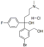 1-(4-Bromo-2-(hydroxymethyl)phenyl)-4-(dimethylamino)-1-(4-fluorophenyl)butan-1-olhydrochloride CAS#: 488148-10-3