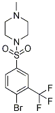 1-{[4-Bromo-3-(trifluoromethyl)phenyl]-sulfonyl}-4-methylpiperazine CAS#: 486422-42-8