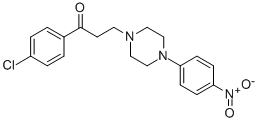 1-(4-CHLOROPHENYL)-3-[4-(4-NITROPHENYL)PIPERAZINO]-1-PROPANONE CAS#: 477328-84-0