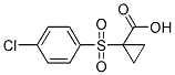 1-[(4-CHLOROPHENYL)SULFONYL]CYCLOPROPANECARBOXYLIC ACID CAS#: 505071-92-1