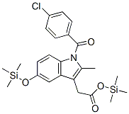 1-(4-Chlorobenzoyl)-2-methyl-5-[(trimethylsilyl)oxy]-1H-indole-3-acetic acid trimethylsilyl ester CAS#: 55471-00-6