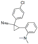 1-(4-Chlorophenyl)-2-[(dimethylamino)phenyl]cyclopropanecarbonitrile CAS#: 54833-15-7
