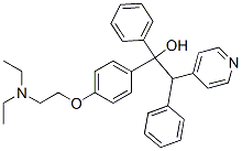 1-(4-Diethylaminoethoxyphenyl)-1,2-di(phenyl)-2-(4-pyridyl)ethanol CAS#: 56501-75-8