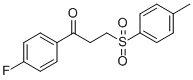 1-(4-FLUOROPHENYL)-3-[(4-METHYLPHENYL)SULFONYL]-1-PROPANONE CAS#: 477334-53-5