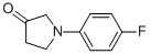 1-(4-FLUOROPHENYL)PYRROLIDIN-3-ONE CAS#: 536742-69-5