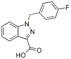 1-[(4-Fluorophenyl)methyl]-1H-indazole-3-carboxylic acid CAS#: 50264-63-6