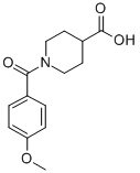 1-(4-METHOXY-BENZOYL)-PIPERIDINE-4-CARBOXYLIC ACID CAS#: 510739-83-0