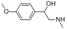 1-(4-METHOXY-PHENYL)-2-METHYLAMINO-ETHANOL CAS#: 58777-87-0
