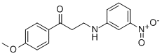 1-(4-METHOXYPHENYL)-3-(3-NITROANILINO)-1-PROPANONE CAS#: 477333-85-0