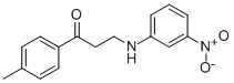 1-(4-METHYLPHENYL)-3-(3-NITROANILINO)-1-PROPANONE CAS#: 477334-08-0