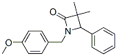 1-[(4-Methoxyphenyl)methyl]-3,3-dimethyl-4-phenylazetidin-2-one CAS#: 54833-66-8