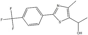 1-[4-Methyl-2-(4-trifluoromethylphenyl)thiazol-5-yl]ethanol CAS#: 438577-62-9