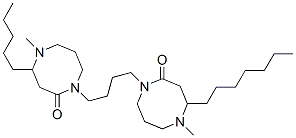 1-[4-(Octahydro-4-heptyl-5-methyl-2-oxo-1,5-diazocin-1-yl)butyl]-3,4,5,6,7,8-hexahydro-5-methyl-4-pentyl-1,5-diazocin-2(1H)-one CAS#: 49620-03-3