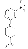 1-[4-(TRIFLUOROMETHYL)-2-PYRIMIDINYL]-4-PIPERIDINECARBOXYLIC ACID CAS#: 465514-39-0