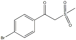 1-(4-bromophenyl)-2-(methylsulfonyl)-1-ethanone CAS#: 500576-33-0