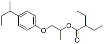 1-(4-butan-2-ylphenoxy)propan-2-yl 2-ethylbutanoate CAS#: 5436-75-9