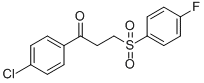 1-(4-chlorophenyl)-3-[(4-fluorophenyl)sulfonyl]-1-propanone CAS#: 477334-20-6