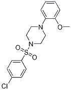 1-(4-chlorophenyl)sulfonyl-4-(2-methoxyphenyl)piperazine CAS#: 5279-23-2
