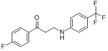 1-(4-fluorophenyl)-3-[4-(trifluoromethyl)anilino]-1-propanone CAS#: 477334-16-0