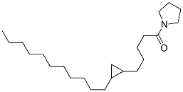 1-[5-(2-Undecylcyclopropyl)pentanoyl]pyrrolidine CAS#: 56600-03-4
