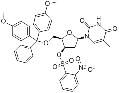 1-[5-O-(4,4'-DIMETHOXYTRITYL)-3-O-NITROPHENYLSULFONYL-2-DEOXY-BETA-D-LYXOFURANOSYL]THYMINE CAS#: 444717-20-8