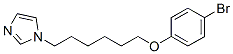 1-[6-(4-bromophenoxy)hexyl]imidazole CAS#: 5366-34-7