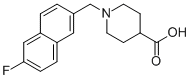 1-[(6-FLUORO-2-NAPHTHALENYL)METHYL]-PIPERIDINE-4-CARBOXYLIC ACID CAS#: 403479-29-8
